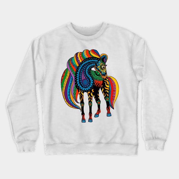 BLACK STALLION Crewneck Sweatshirt by MGphotoart